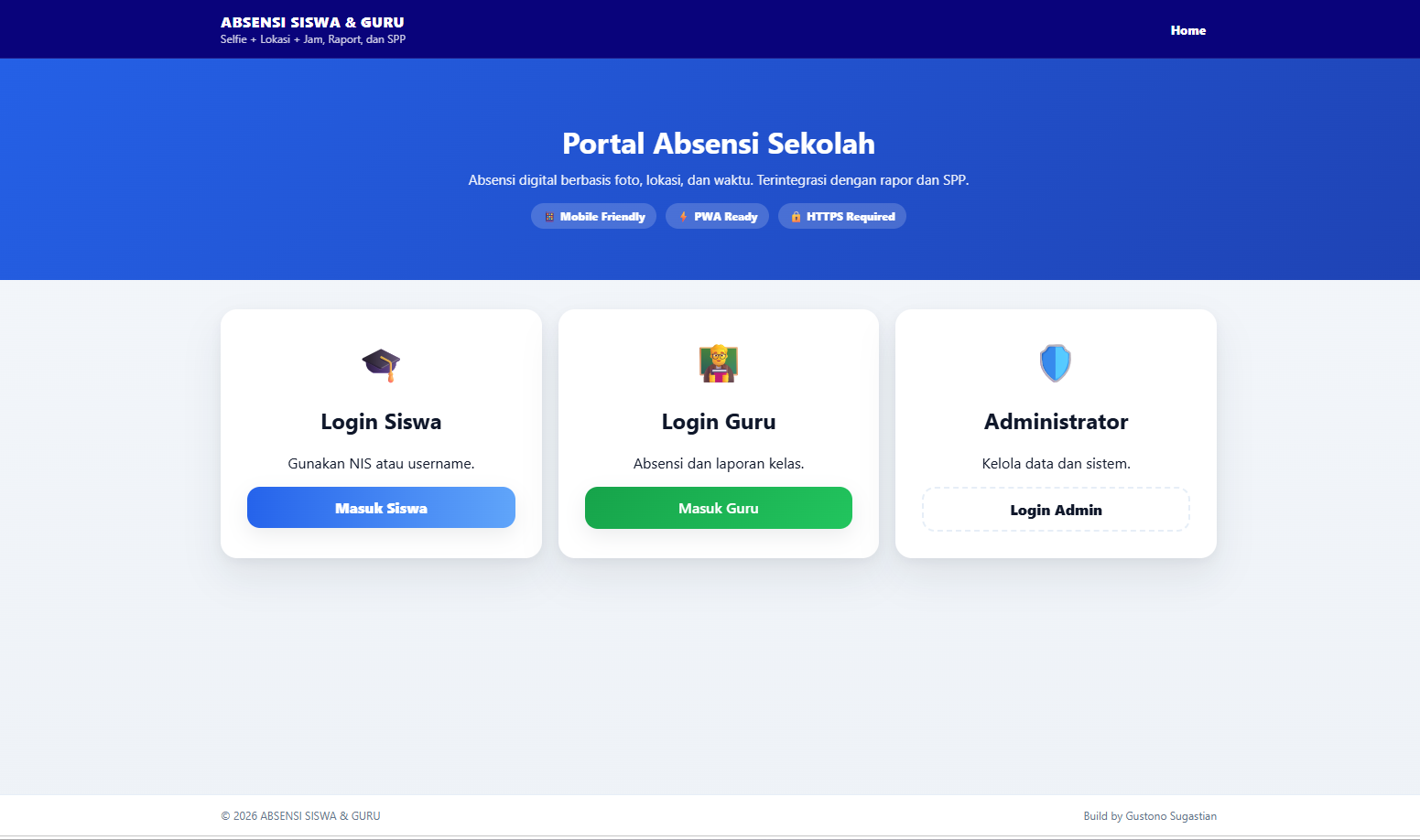 Absensi Sekolah
